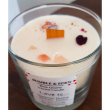 Load image into Gallery viewer, Love Is.. Crystal Infused Candle