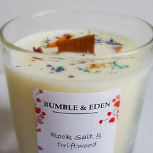 Load image into Gallery viewer, Rock Salt &amp; Driftwood Classic Wood Wick Candle